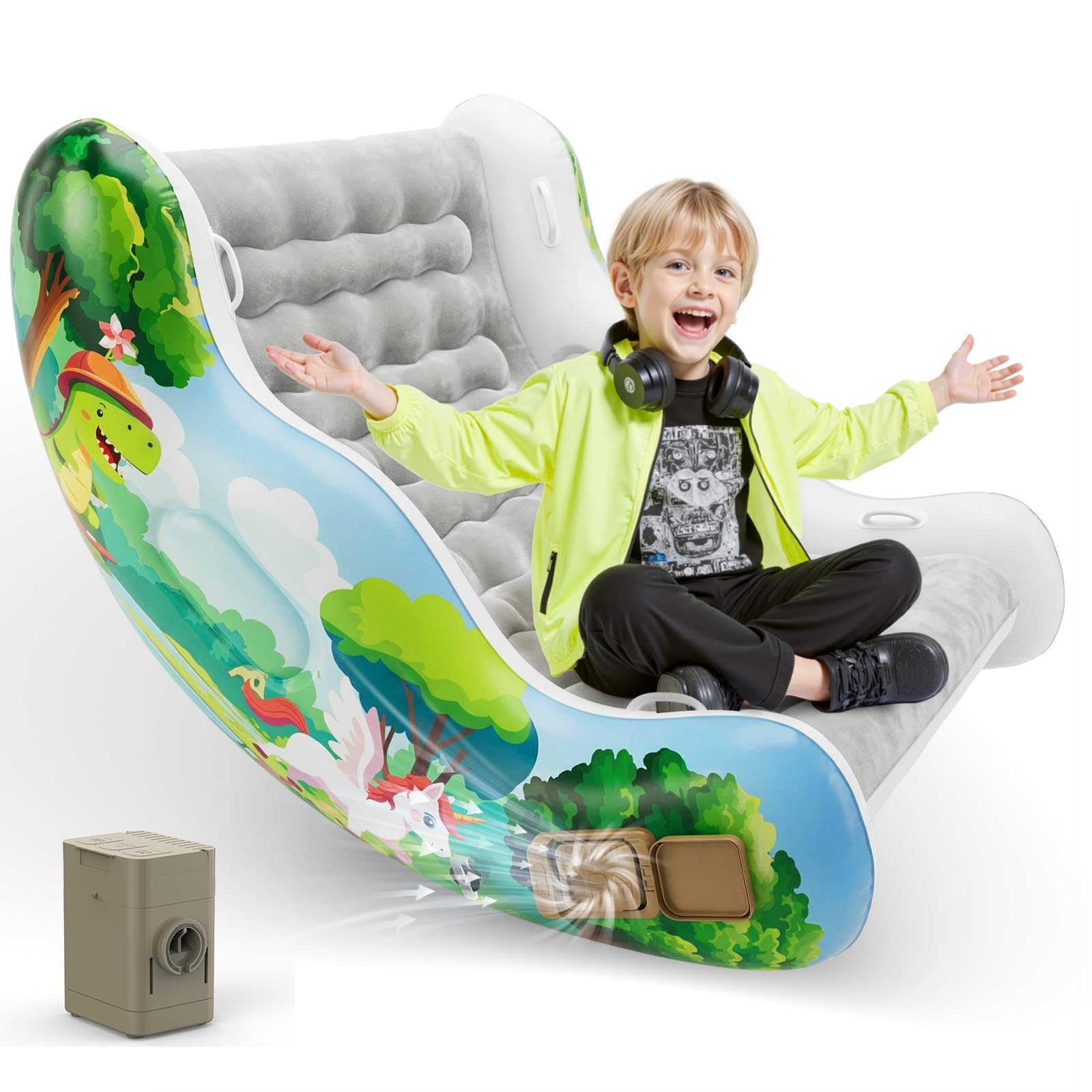 Inflatable Rocking Chair for Kids