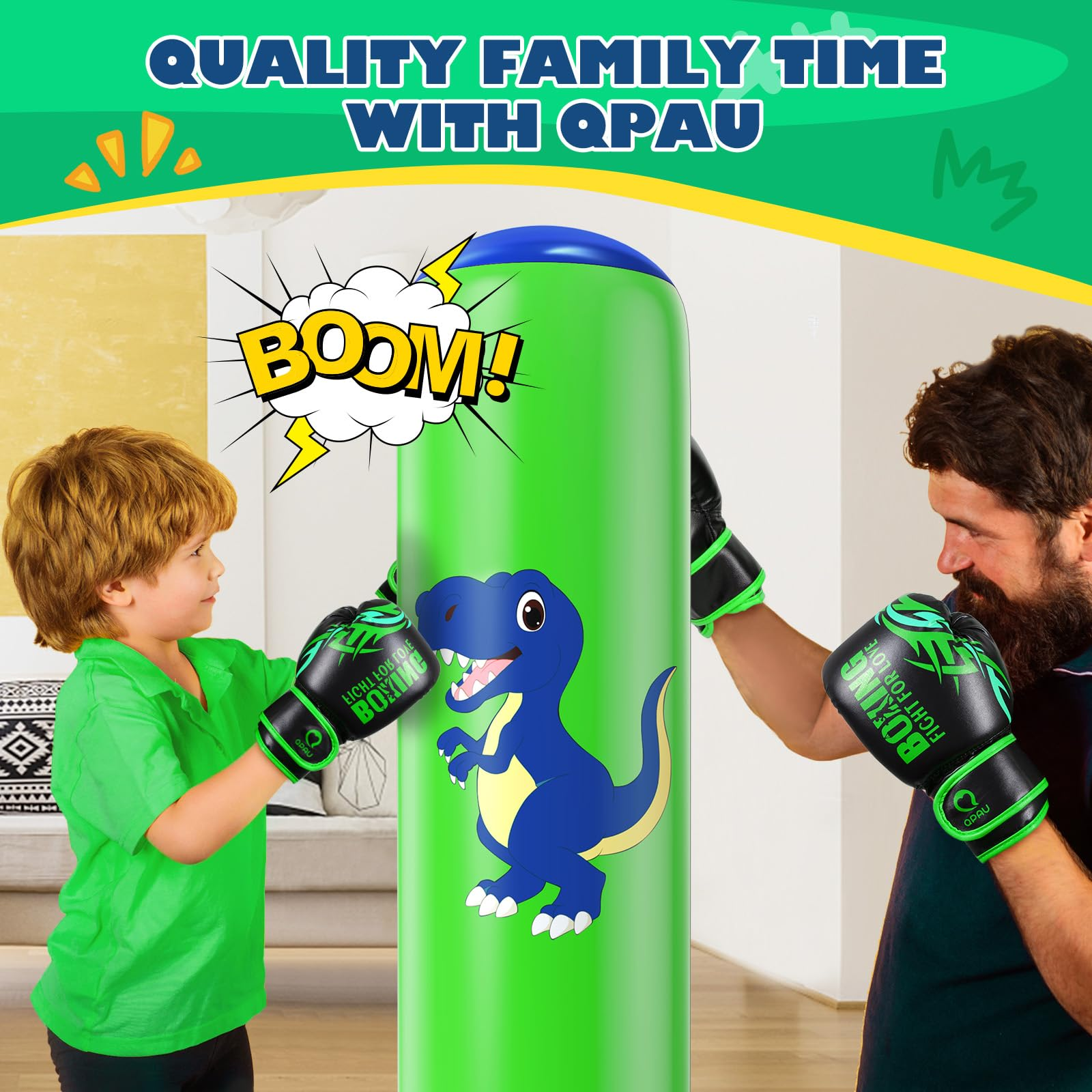 Inflatable Punching Bag | 48 Inch Stable